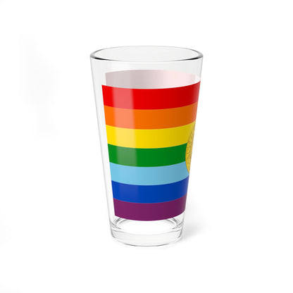 Flag of Cusco 2021 (Peru) Pint Glass 16oz