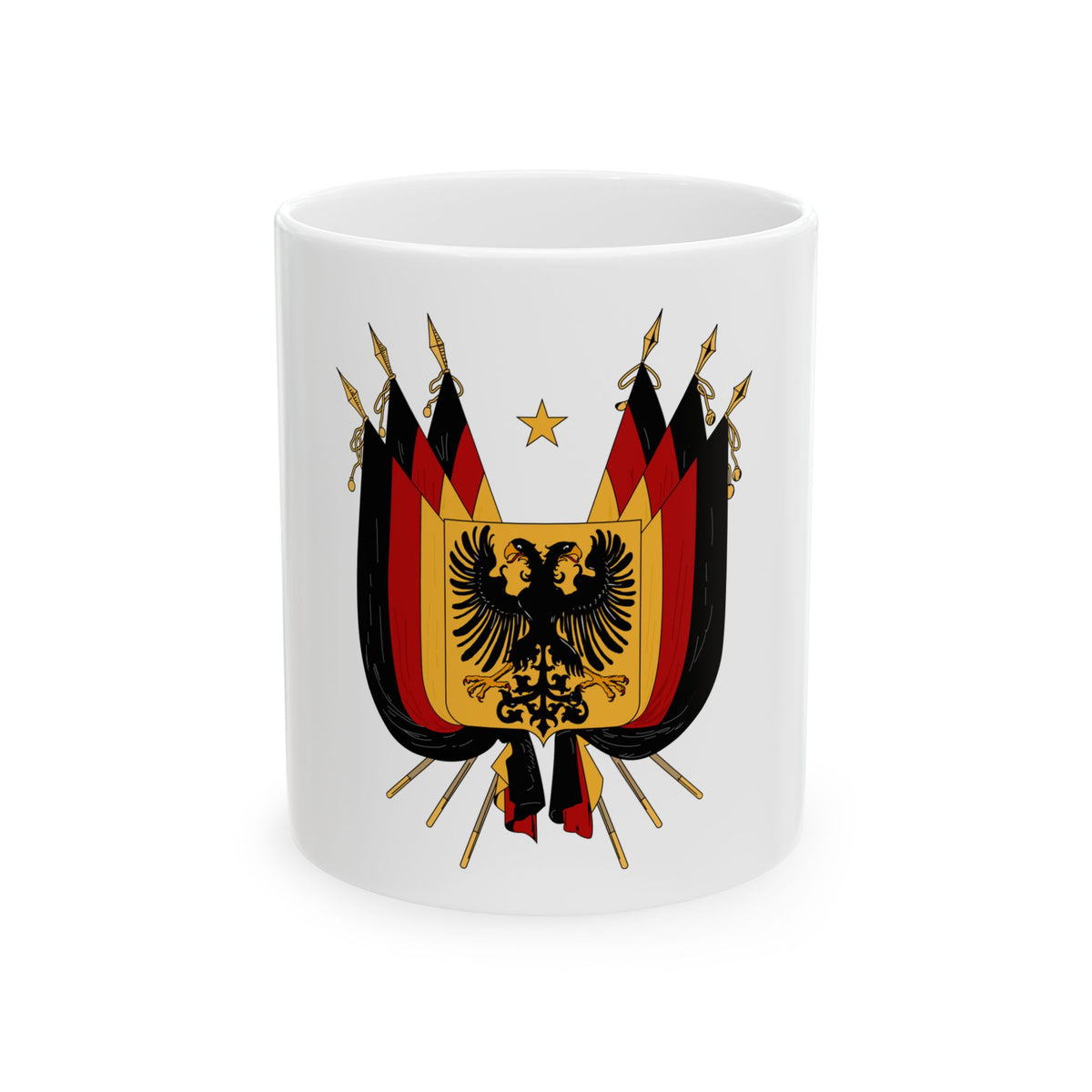 Imperial Coat of arms of Germany (1848) - White Coffee Mug