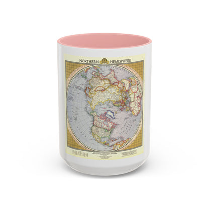 Northern Hemisphere (1946) (Map) Accent Coffee Mug
