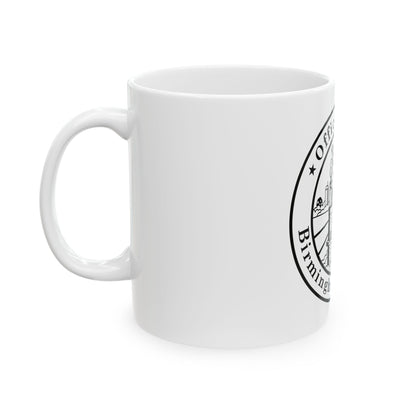 Seal of Birmingham Alabama - White Coffee Mug
