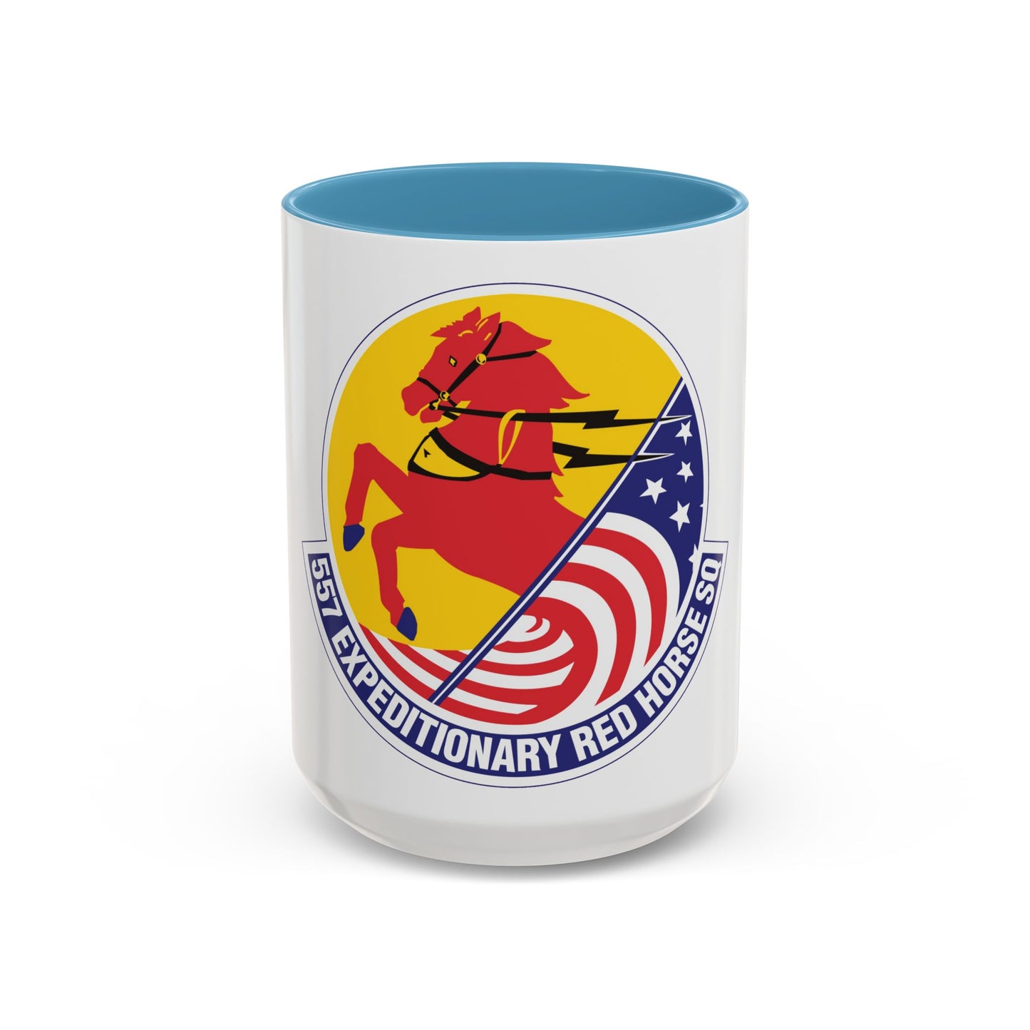 557th Expeditionary Red Horse Squadron (U.S. Air Force) Accent Coffee Mug