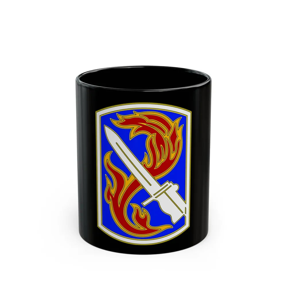 198TH INFANTRY BRIGADE (U.S. Army) Black Coffee Mug-11oz-Go Mug Yourself