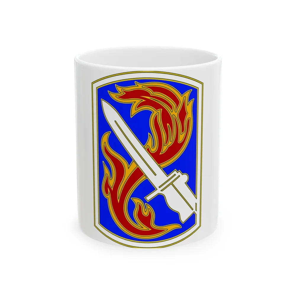 198TH INFANTRY BRIGADE (U.S. Army) White Coffee Mug-11oz-Go Mug Yourself