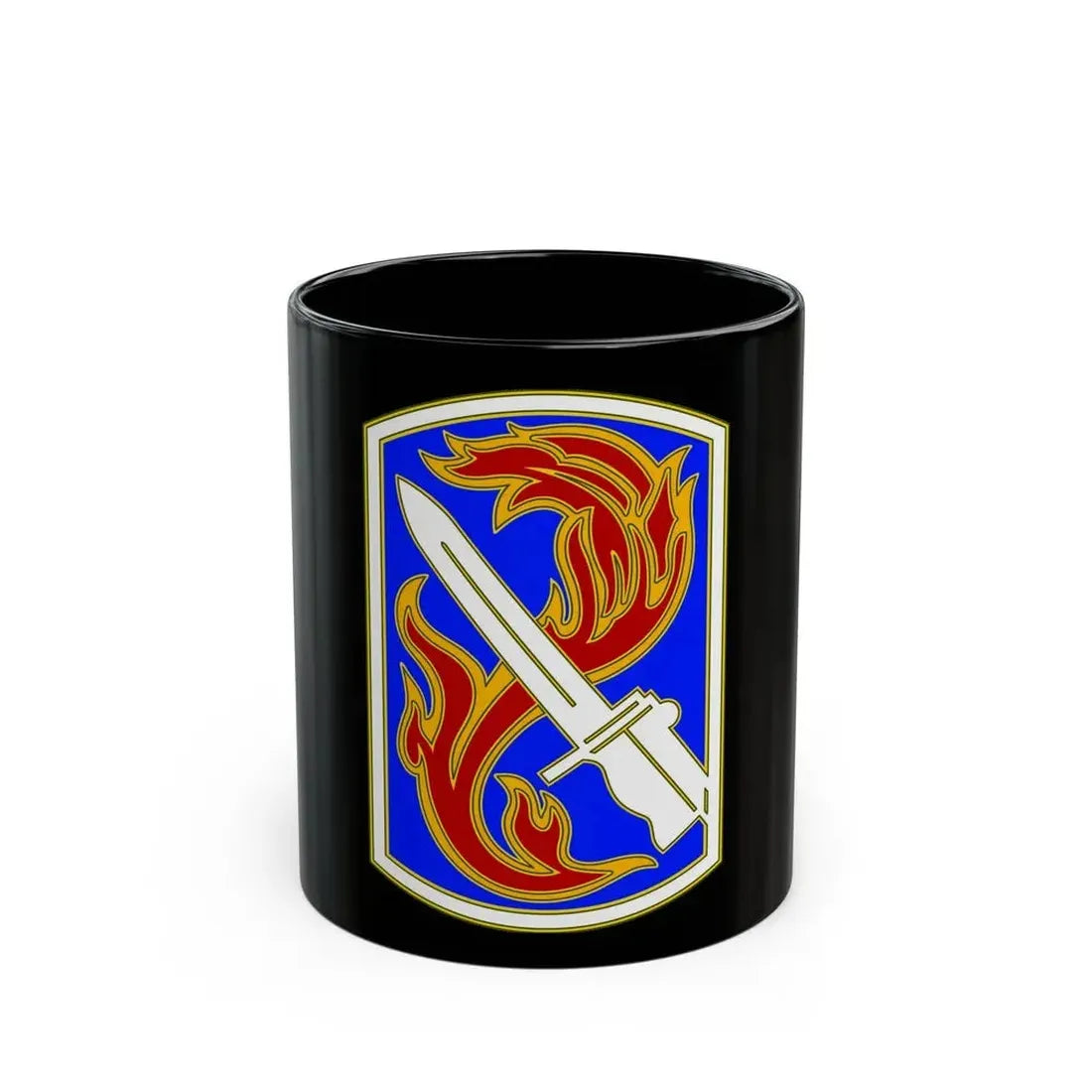 198TH INFANTRY BRIGADE (U.S. Army) Black Coffee Mug 11oz - Go Mug Yourself
