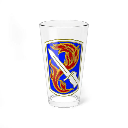 198TH INFANTRY BRIGADE (U.S. Army) Pint Glass 16oz 16oz - Go Mug Yourself