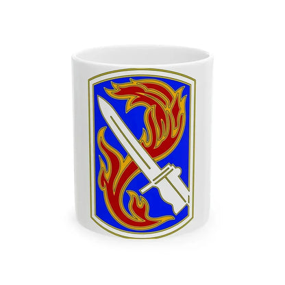 198TH INFANTRY BRIGADE (U.S. Army) White Coffee Mug 11oz - Go Mug Yourself