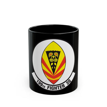 199 Fighter Squadron (U.S. Air Force) Black Coffee Mug-11oz-Go Mug Yourself