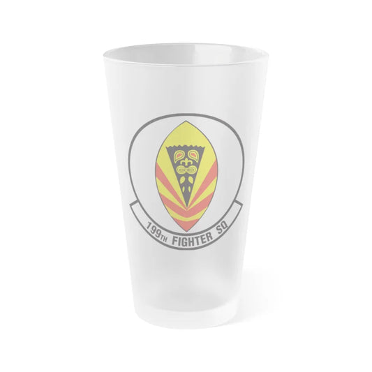 199 Fighter Squadron (U.S. Air Force) Frosted Pint Glass 16oz-16oz-Frosted-Go Mug Yourself