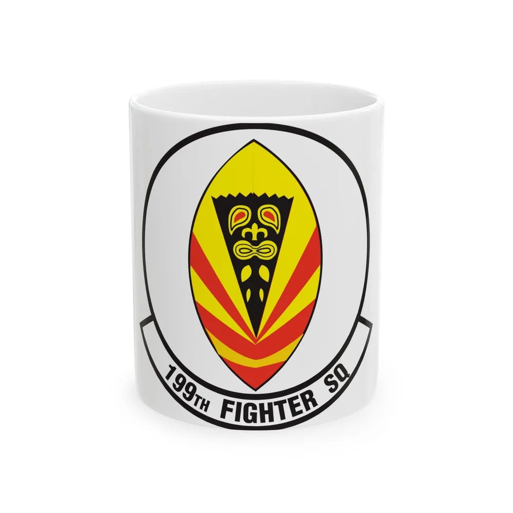 199 Fighter Squadron (U.S. Air Force) White Coffee Mug-11oz-Go Mug Yourself