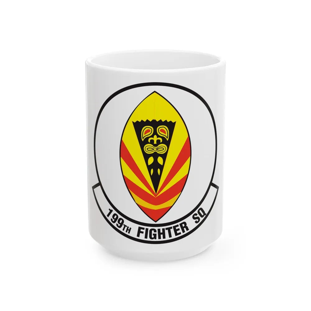 199 Fighter Squadron (U.S. Air Force) White Coffee Mug-15oz-Go Mug Yourself