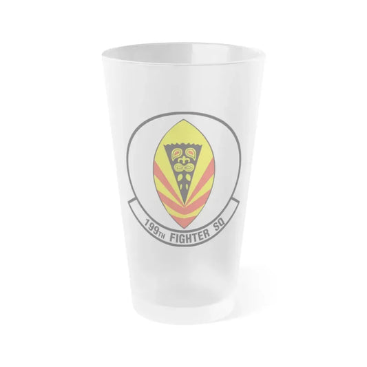 199 Fighter Squadron (U.S. Air Force) Frosted Pint Glass 16oz 16oz Frosted - Go Mug Yourself