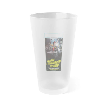 1990 THE BRONX WARRIORS 1982 Movie Poster - Frosted Pint Glass 16oz-16oz-Frosted-Go Mug Yourself