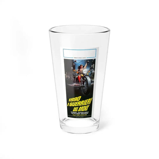 1990 THE BRONX WARRIORS 1982 Movie Poster - Pint Glass 16oz 16oz - Go Mug Yourself