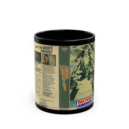 1990 THE BRONX WARRIORS (VHS COVER) - Black Coffee Mug 11oz - Go Mug Yourself