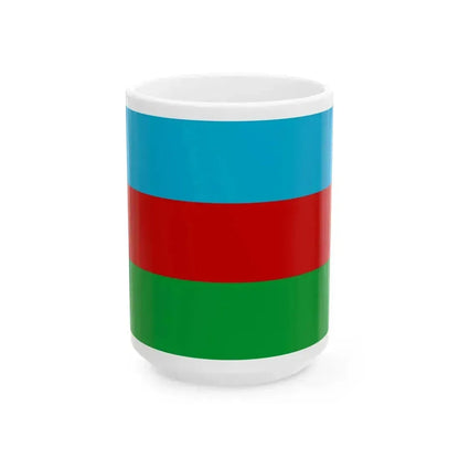 1991 Belarus Flag Proposal 2 (Belarus) White Coffee Mug 15oz - Go Mug Yourself