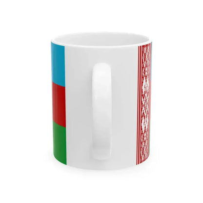 1991 Belarus Flag Proposal 2 (Belarus) White Coffee Mug - Go Mug Yourself