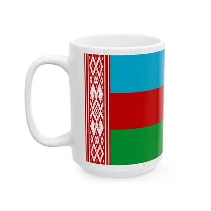 1991 Belarus Flag Proposal 2 (Belarus) White Coffee Mug - Go Mug Yourself