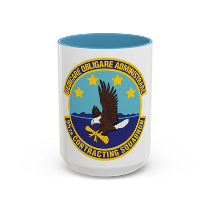 95th Contracting Squadron (U.S. Air Force) Accent Coffee Mug