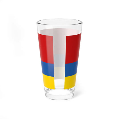 1992 Ukraine Flag Proposal 1 (Ukraine) Pint Glass 16oz - Go Mug Yourself