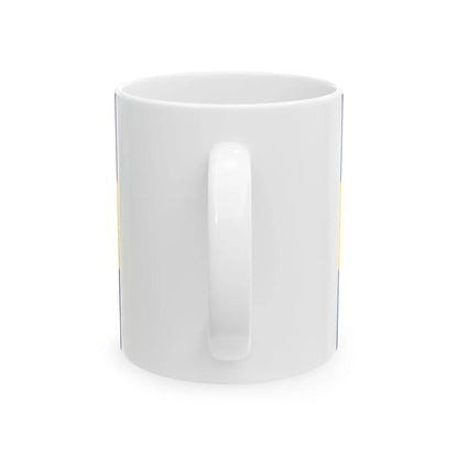 1992 Ukraine Flag Proposal 2 (Ukraine) White Coffee Mug - Go Mug Yourself