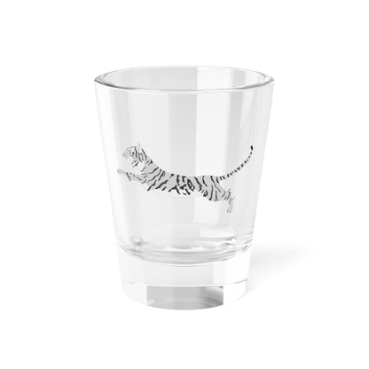 Interpreted Azad Hind Gov. emblem (India) (Coat of Arms) Shot Glass 1.5oz
