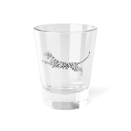 Interpreted Azad Hind Gov. emblem (India) (Coat of Arms) Shot Glass 1.5oz
