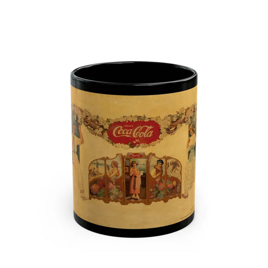 Coca-Cola, beverage advertisement - Black Coffee Mug-11oz-Go Mug Yourself