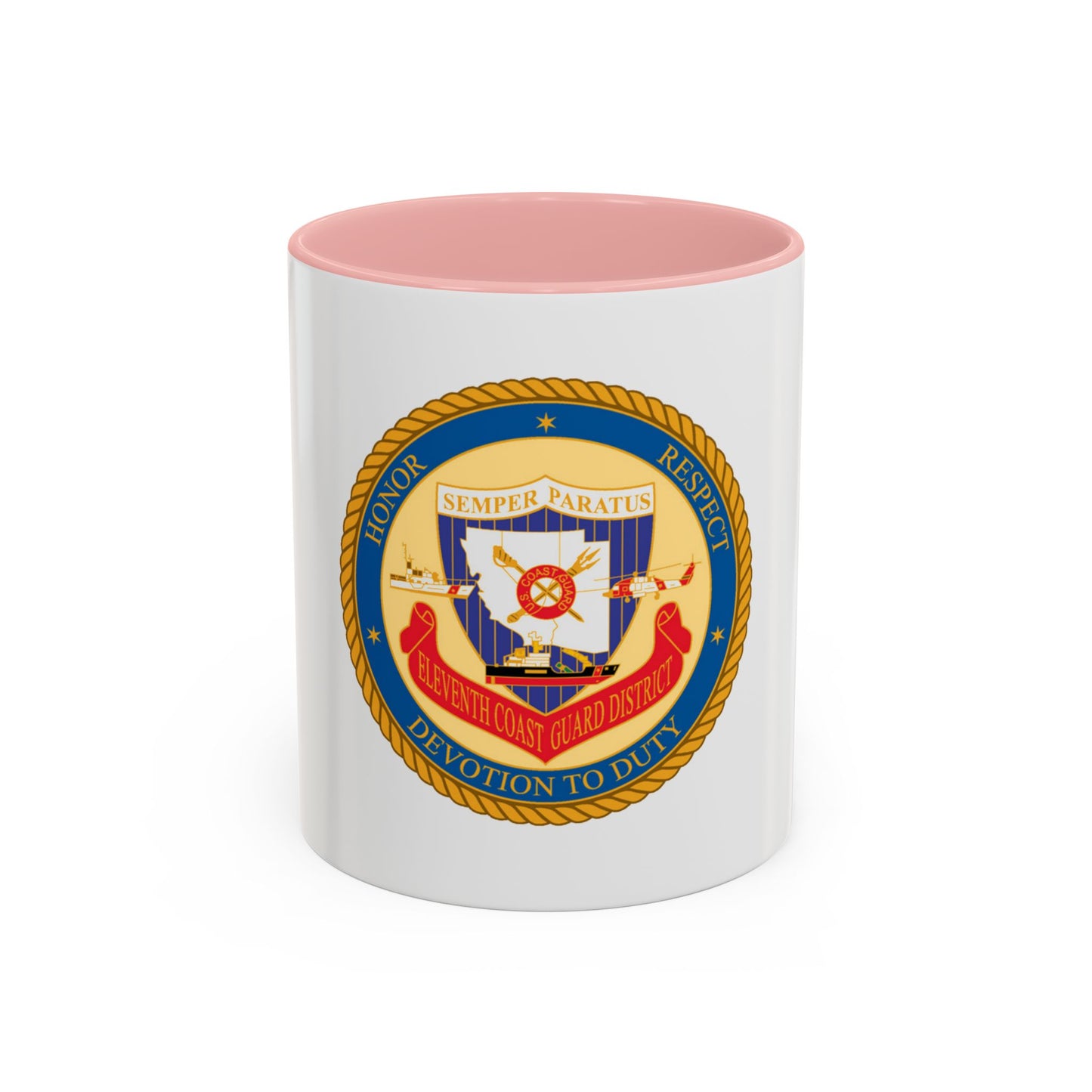 ELEVENTH COAST GUARD DISTRICT (U.S. Coast Guard) Accent Coffee Mug