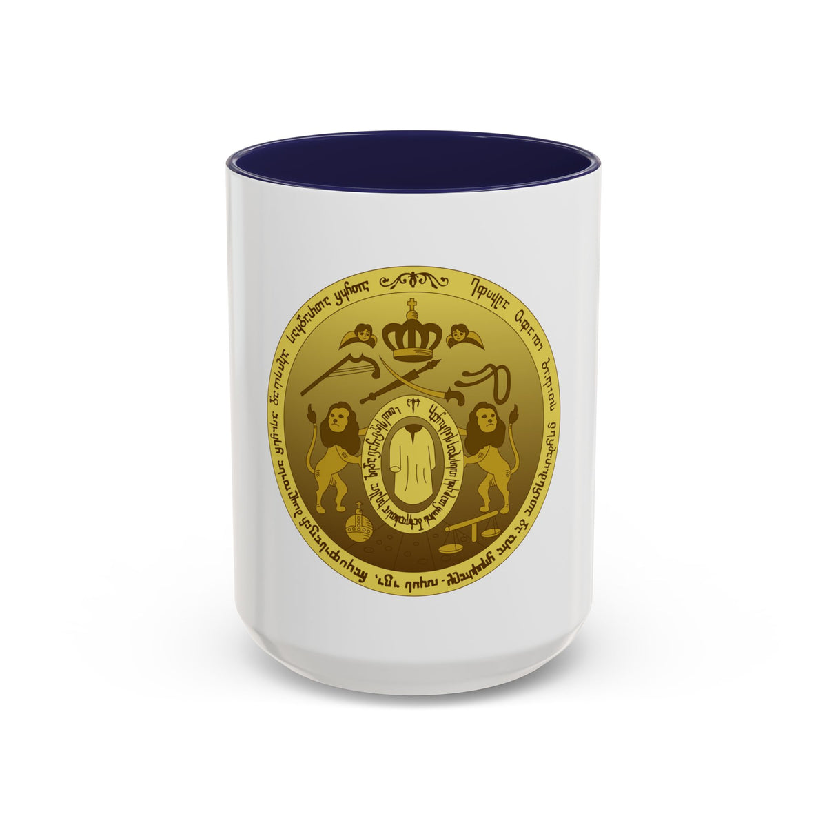 Coat of arms of Kingdom of Kartli-Kakheti - Accent Coffee Mug