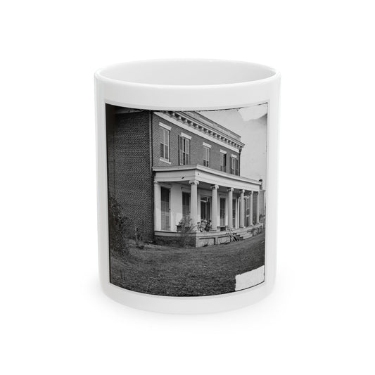 Aiken's Landing, Virginia (Vicinity). Aiken House On James River (U.S. Civil War) White Coffee Mug