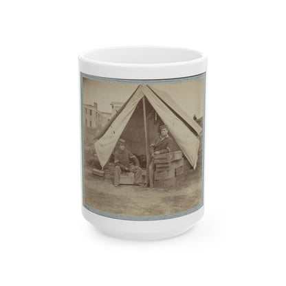 22d New York State Militia Near Harpers Ferry, Va., 1861 I.E.1862 004 (U.S. Civil War) White Coffee Mug
