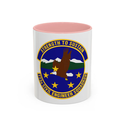 773 Civil Engineer Squadron PACAF (U.S. Air Force) Accent Coffee Mug