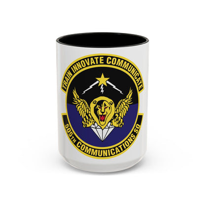 505th Communications Squadron (U.S. Air Force) Accent Coffee Mug