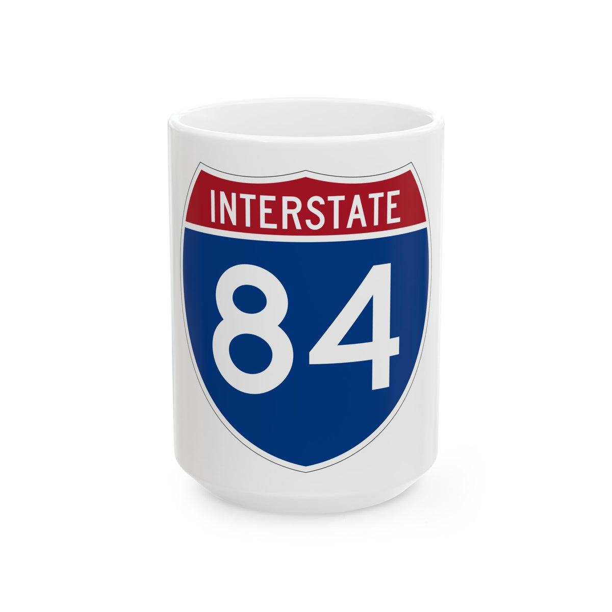 Interstate 84 Oregon Utah (U.S. Highways) White Coffee Mug