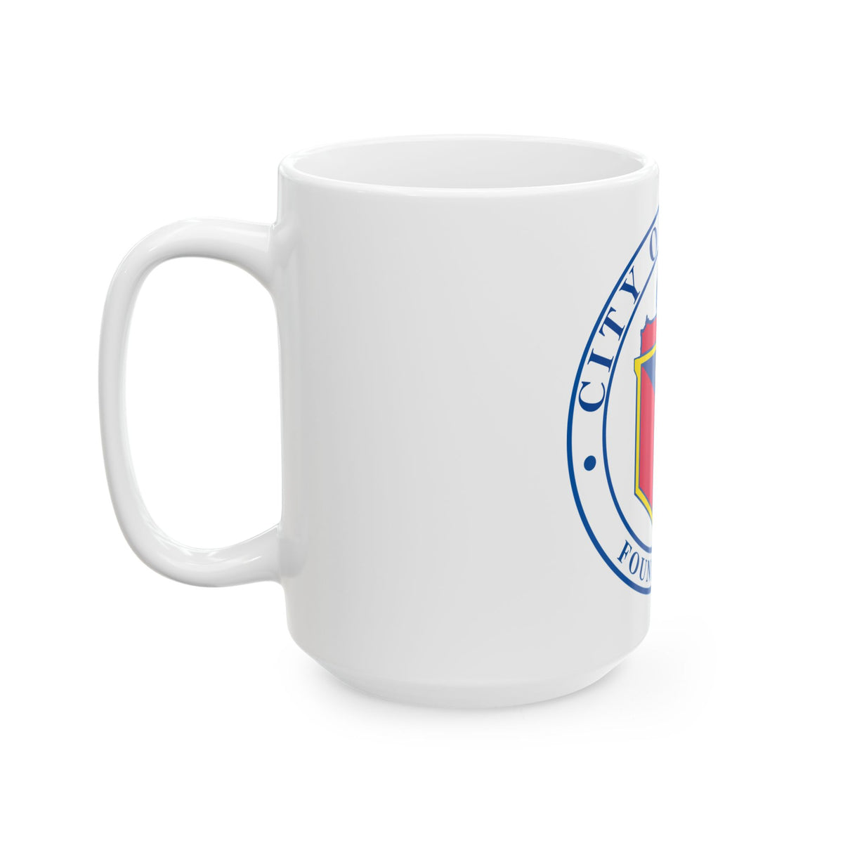 Seal of Austin TX - White Coffee Mug