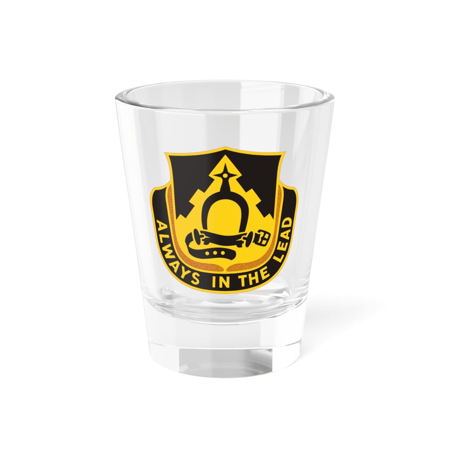 Verre à liqueur 303e régiment de cavalerie WAARNG (armée américaine) 1,5 oz