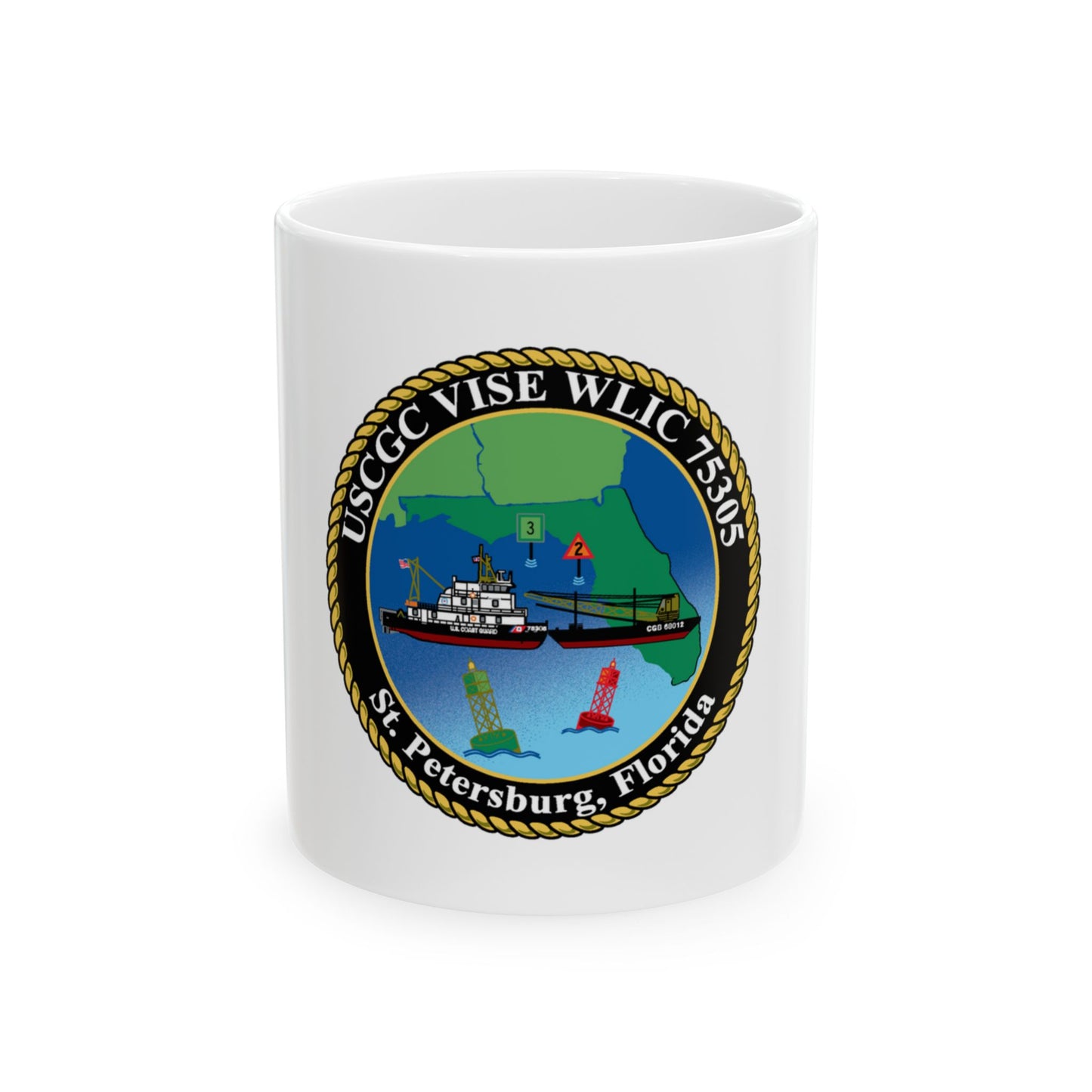 USCGC VISE WLIC 75305 (U.S. Coast Guard) White Coffee Mug