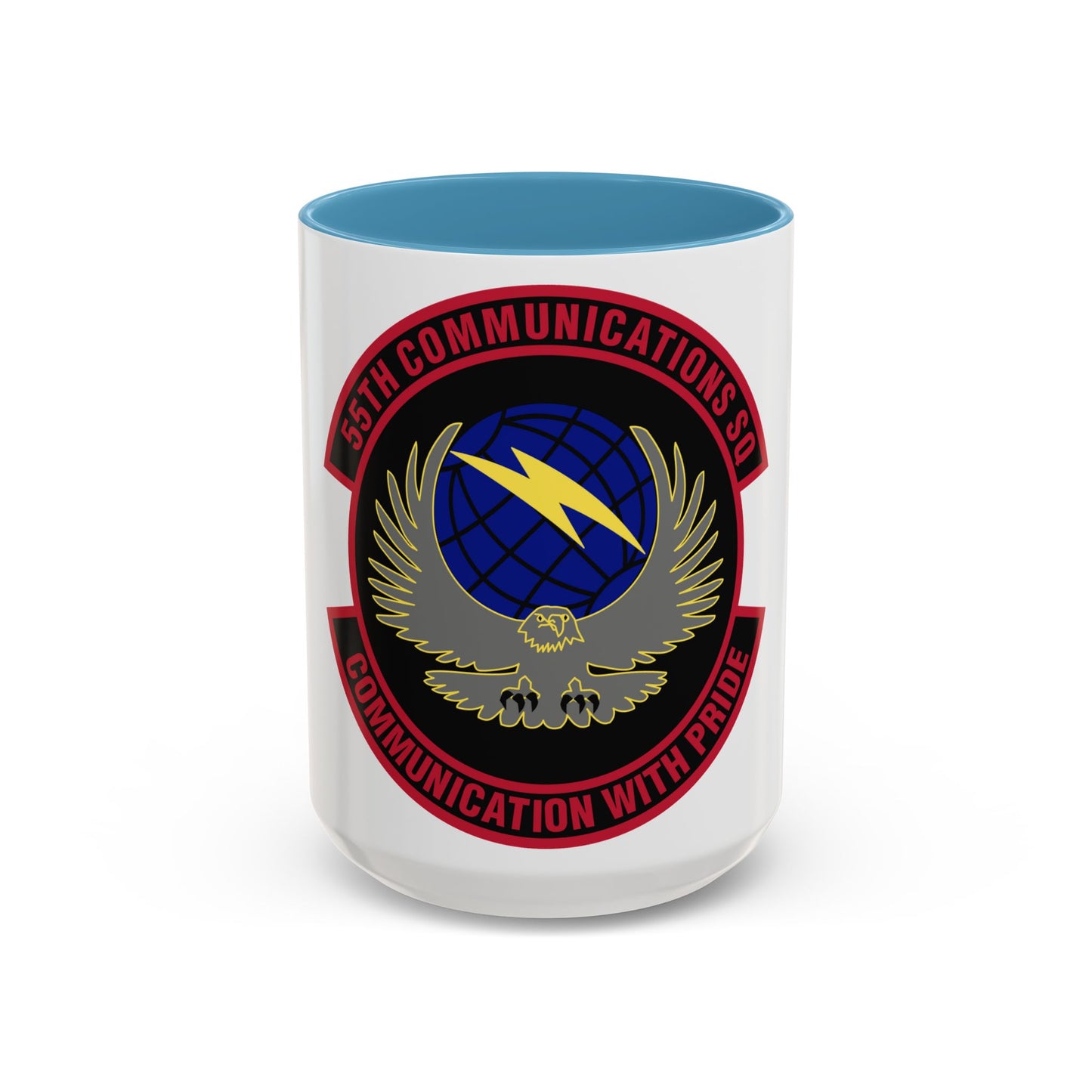 55th Communications Squadron (U.S. Air Force) Accent Coffee Mug