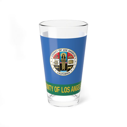 Flag of Los Angeles County California (United States) Pint Glass 16oz