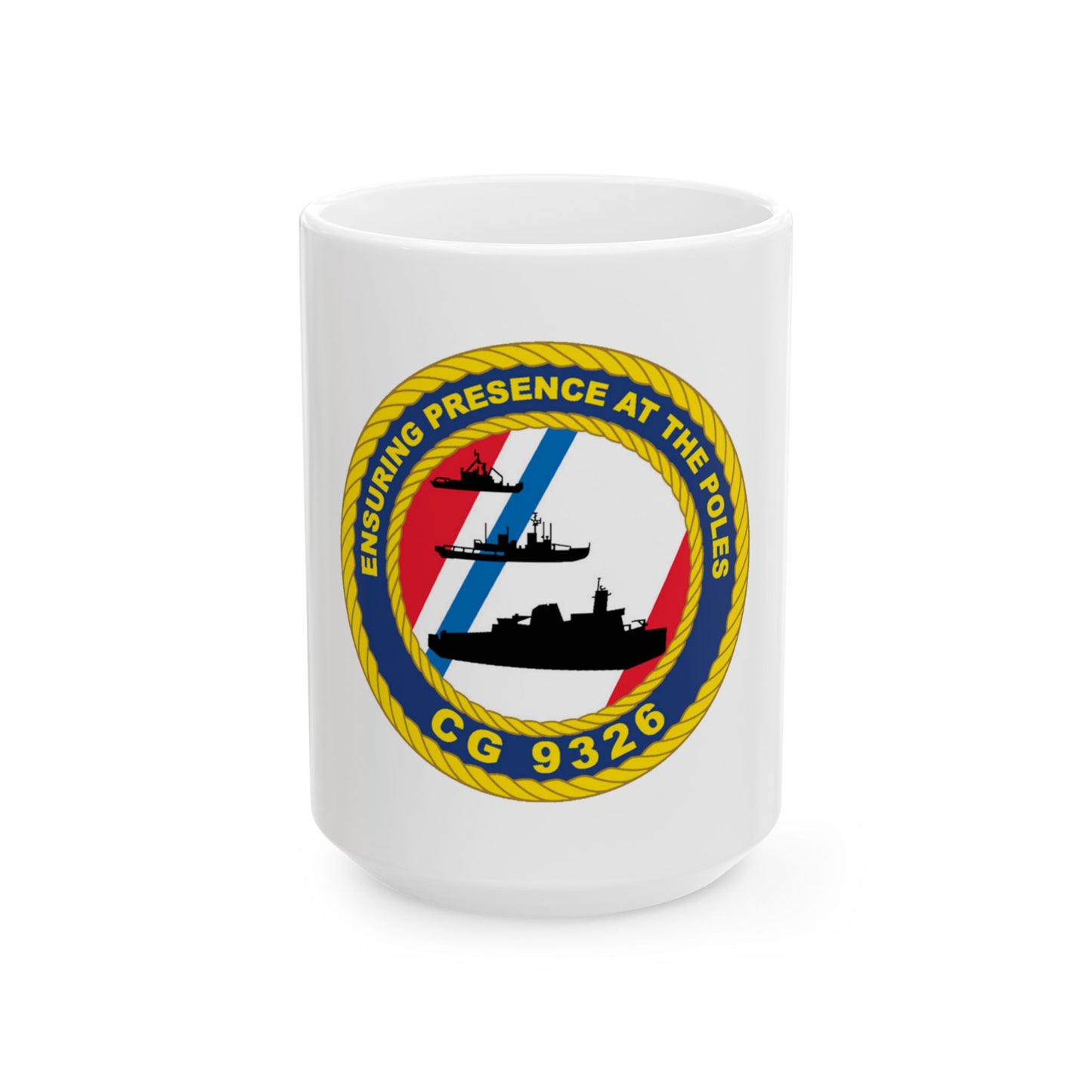 CG 9326 (U.S. Coast Guard) White Coffee Mug
