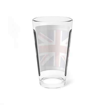 Union flag tv (United Kingdom) Pint Glass 16oz