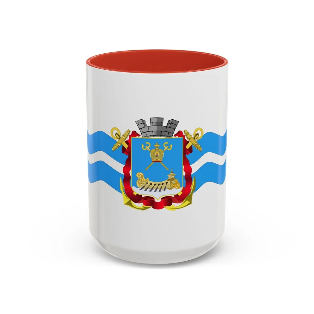 Flag of Mykolaiv Ukraine - Accent Coffee Mug-15oz-Red-Go Mug Yourself