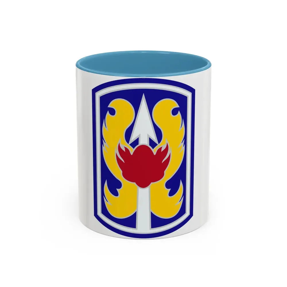199TH INFANTRY BRIGADE (U.S. Army) Accent Coffee Mug 11oz Light Blue - Go Mug Yourself