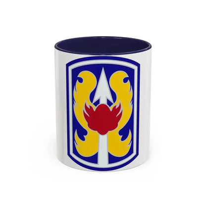 199TH INFANTRY BRIGADE (U.S. Army) Accent Coffee Mug 11oz Navy - Go Mug Yourself