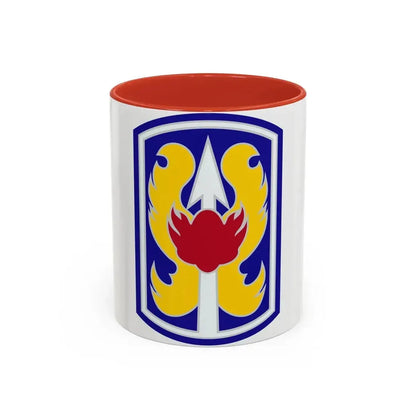 199TH INFANTRY BRIGADE (U.S. Army) Accent Coffee Mug 11oz Red - Go Mug Yourself