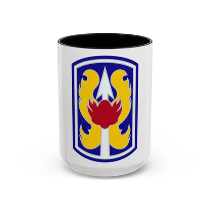 199TH INFANTRY BRIGADE (U.S. Army) Accent Coffee Mug 15oz Black - Go Mug Yourself