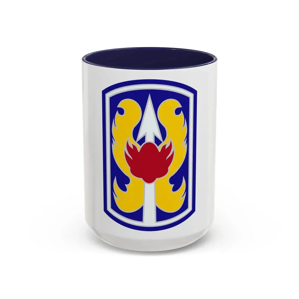 199TH INFANTRY BRIGADE (U.S. Army) Accent Coffee Mug 15oz Navy - Go Mug Yourself