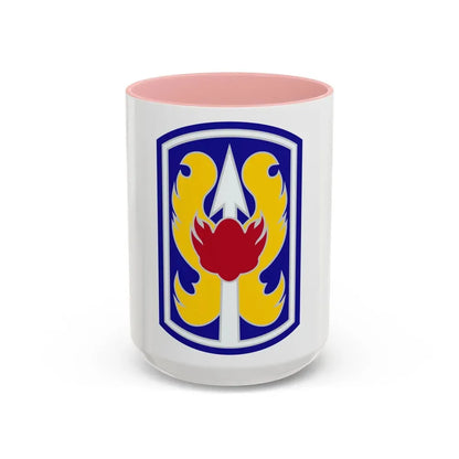 199TH INFANTRY BRIGADE (U.S. Army) Accent Coffee Mug 15oz Pink - Go Mug Yourself