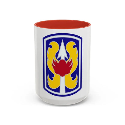 199TH INFANTRY BRIGADE (U.S. Army) Accent Coffee Mug 15oz Red - Go Mug Yourself