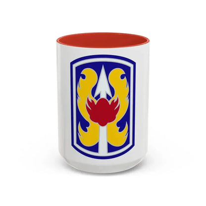 199TH INFANTRY BRIGADE (U.S. Army) Accent Coffee Mug 15oz Red - Go Mug Yourself